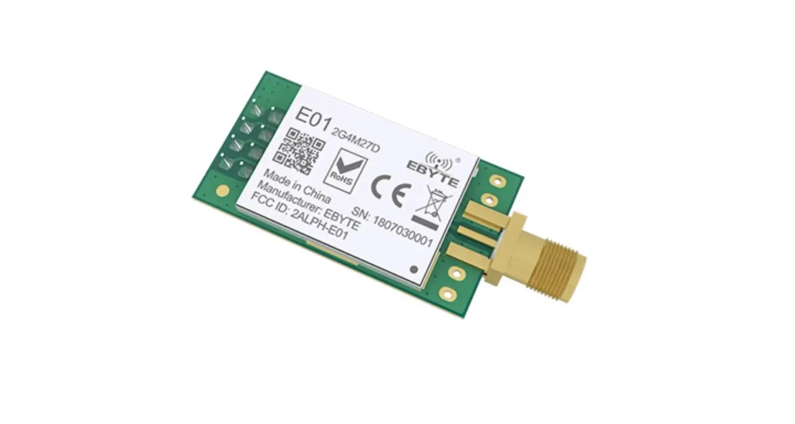 Ebyte E01-2g4m27d 2.4ghz 100mw Smd Wireless Module User Manual
