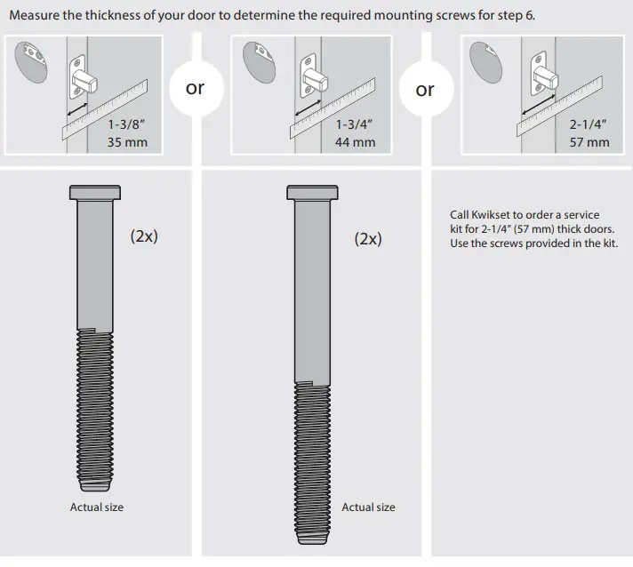 Kwikset 258 Series Halifax Deadbolt - Install Latch1
