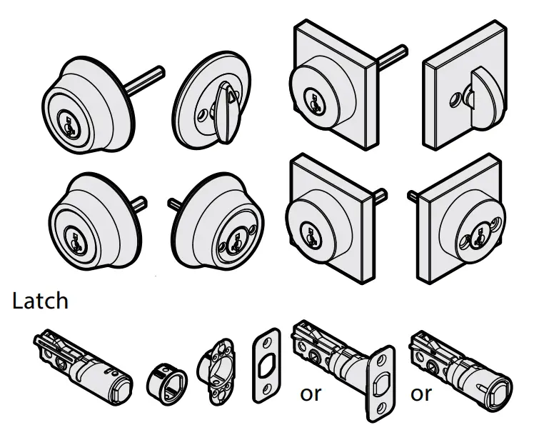 Kwikset 258 Series Halifax Deadbolt - Latch 1
