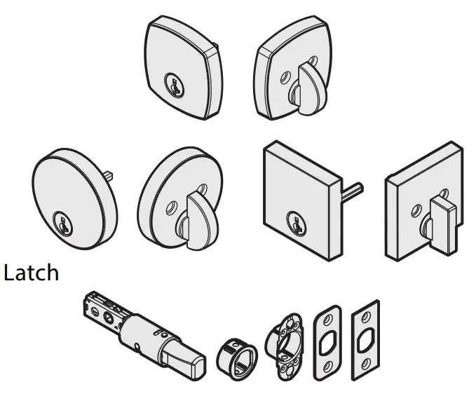 Kwikset 258 Series Halifax Deadbolt - Latch