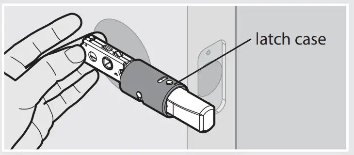 Kwikset 258 Series Halifax Deadbolt - latch case