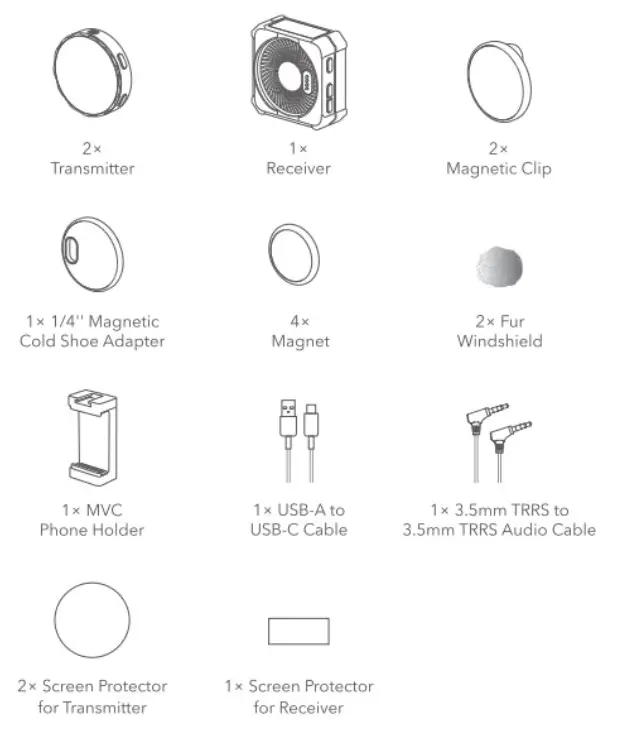 SARAMONIC Blink ME B2 2-Person Digital Camera Mount Wireless - Fig12
