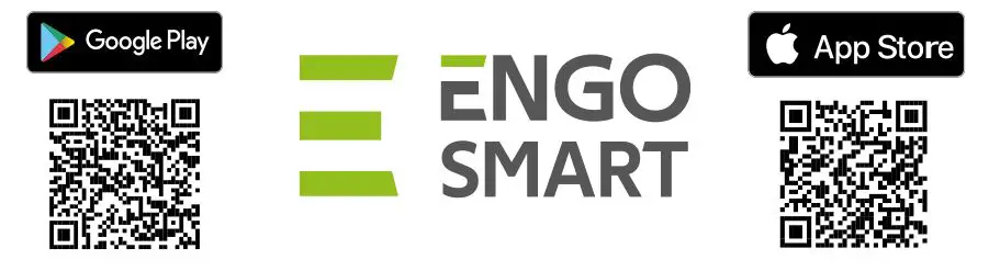 ENGO CONTROLS EONEBATW, EONEBATB Internet Controlled Thermostat - Google Play or Apple App Store