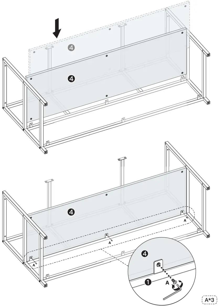 ErgoAV ERTFS5-01 BC TV Stand - Figure 3