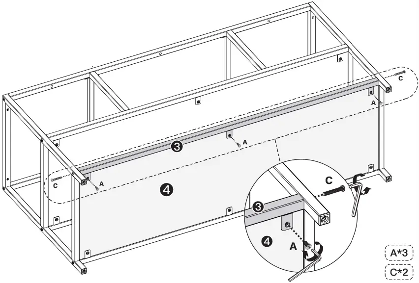 ErgoAV ERTFS5-01 BC TV Stand - Figure 6