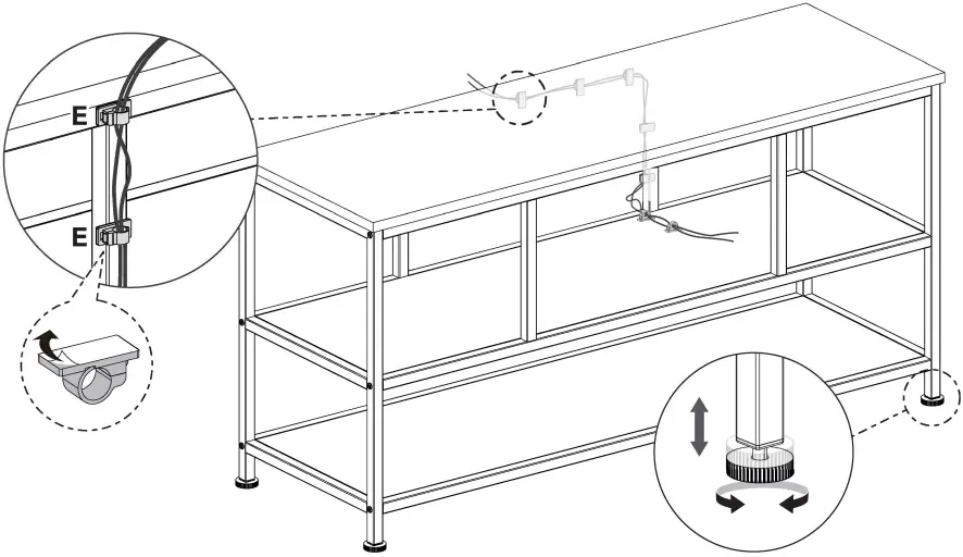 ErgoAV ERTFS5-01 BC TV Stand - Figure 9