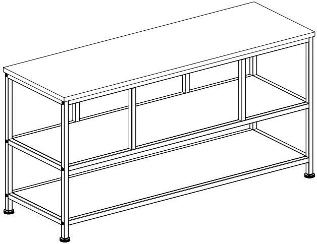 ErgoAV ERTFS5-01 BC TV Stand