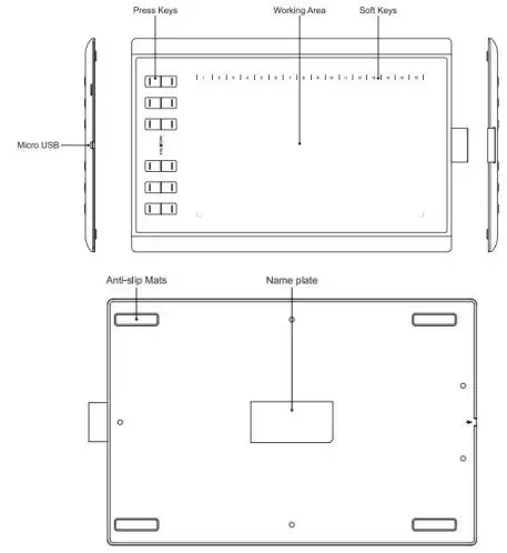HUION-H1060P-Drawing-Tablet-FIG-1