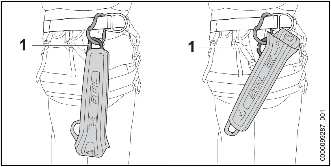 STIHL MSA 220 TC O Handled Battery Chainsaw - Eyelet 2