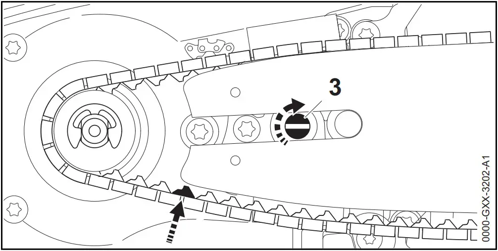STIHL MSA 220 TC O Handled Battery Chainsaw - Guide Bar 4