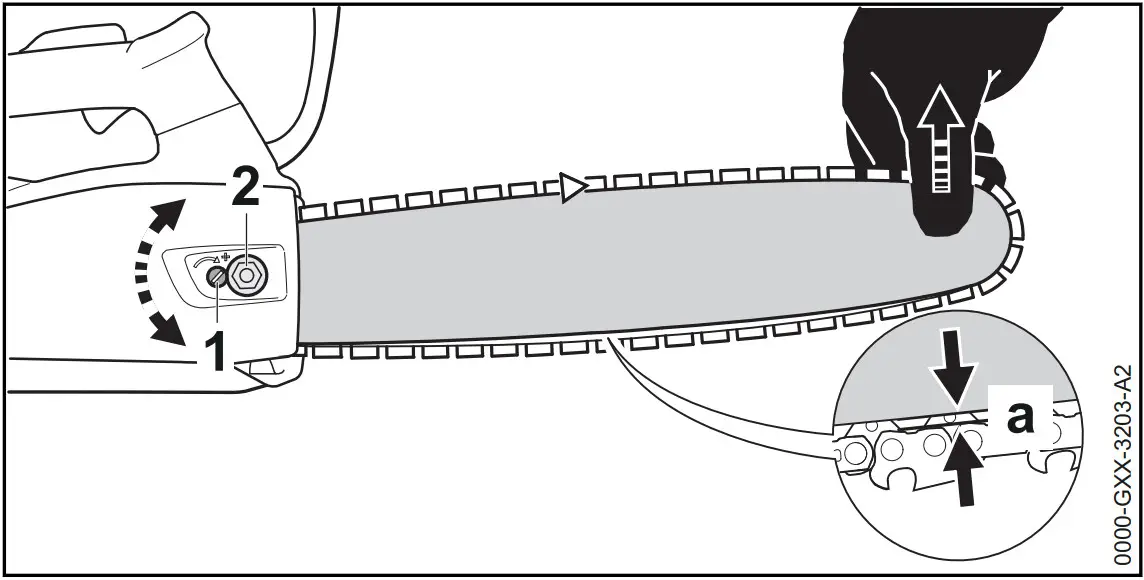 STIHL MSA 220 TC O Handled Battery Chainsaw - Guide Bar 5