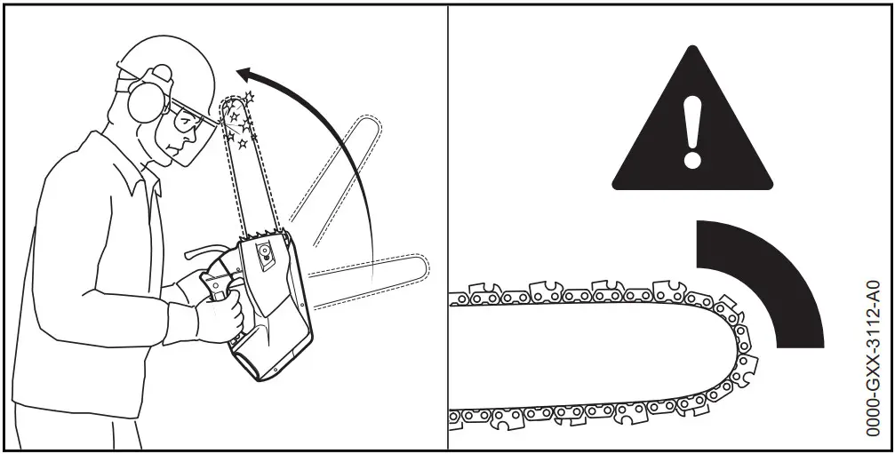 STIHL MSA 220 TC O Handled Battery Chainsaw - Kickback