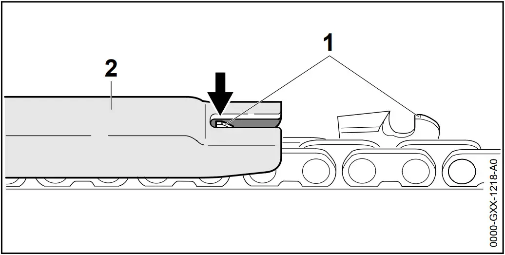 STIHL MSA 220 TC O Handled Battery Chainsaw - Saw Chain