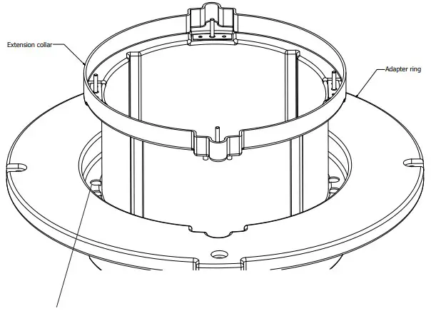Trapzilla TZ 525 Grease Interceptor - adapter ring