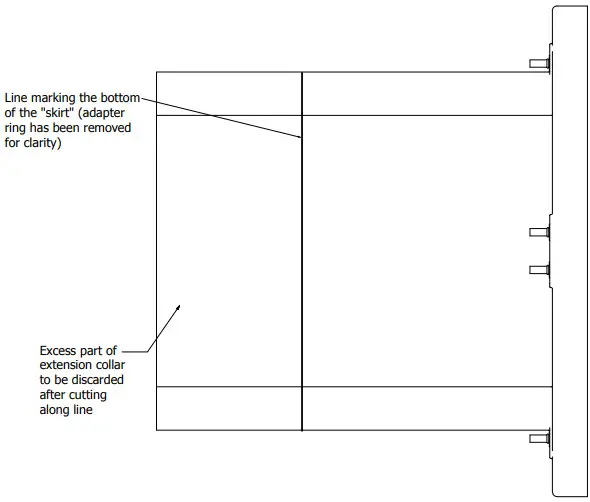 Trapzilla TZ 525 Grease Interceptor - excessive extension collar