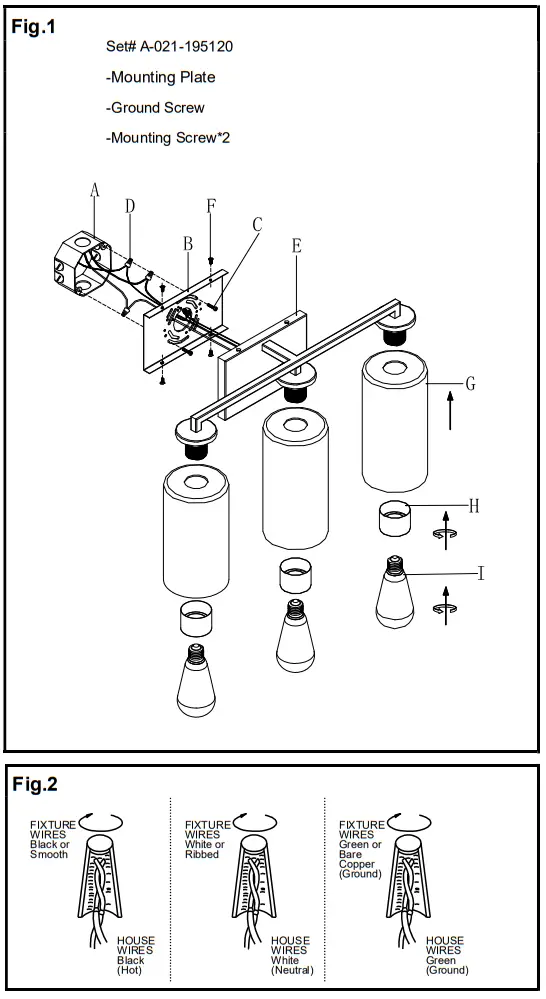 Minka Lavery 4043 84 Acacia 24 Inch 3 Light Brushed Nickel Vanity Light - Mounting