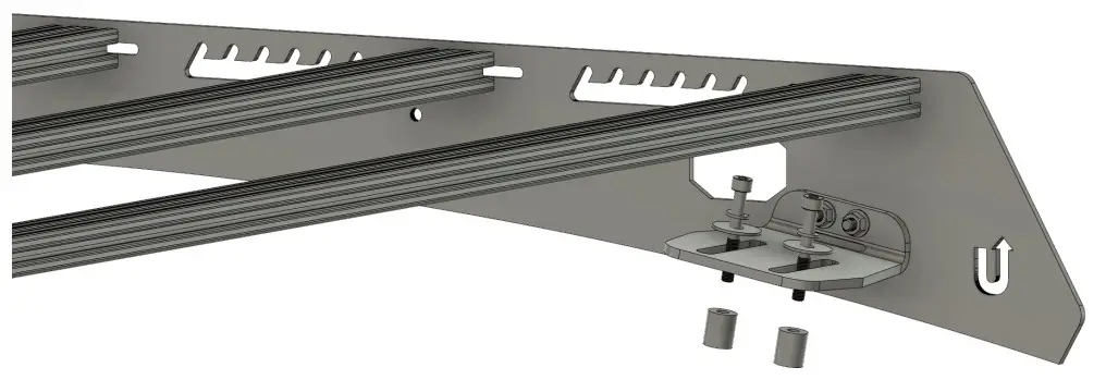 UPTOP BRAVO FJ Cruiser Roof Rack - Passenger Side Shown