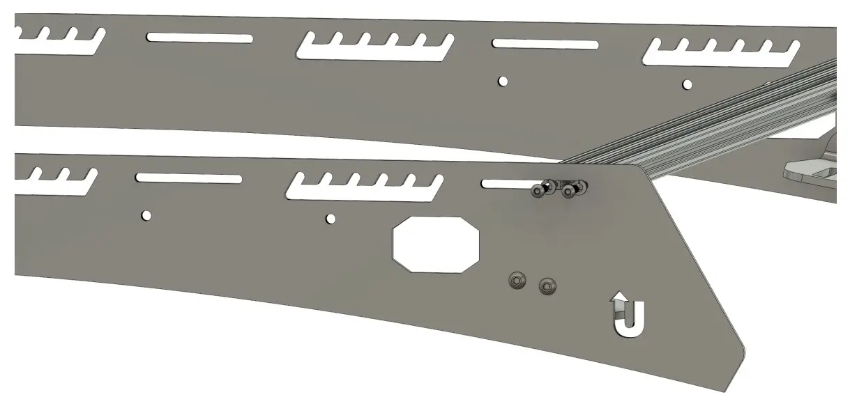 UPTOP BRAVO FJ Cruiser Roof Rack - Rear Load Bar