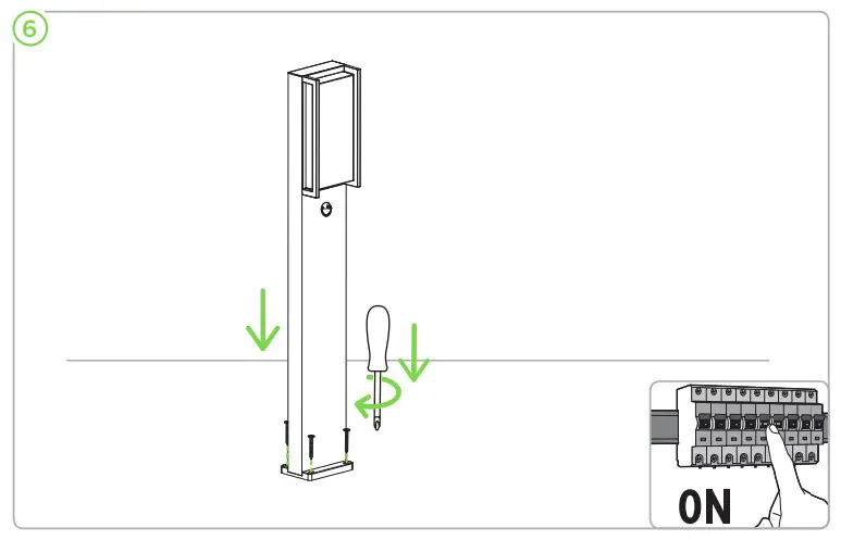 LUTEC 7193004118 Qubo LED Dark Grey Opal IP54 Outdoor Post Light - fig3