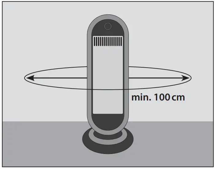 G DE GIH 900 Infrared Heater - Warning