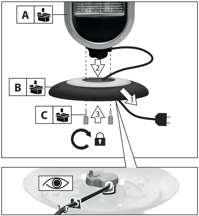 G DE GIH 900 Infrared Heater - stand