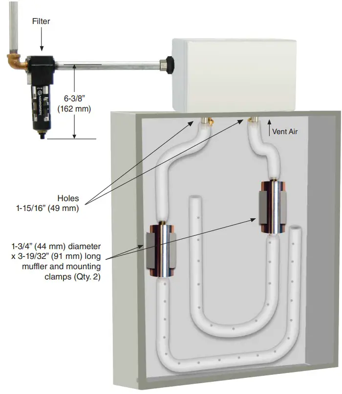 nVent HOFFMAN VA501604X Vortex A C Enclosure Cooler - operation