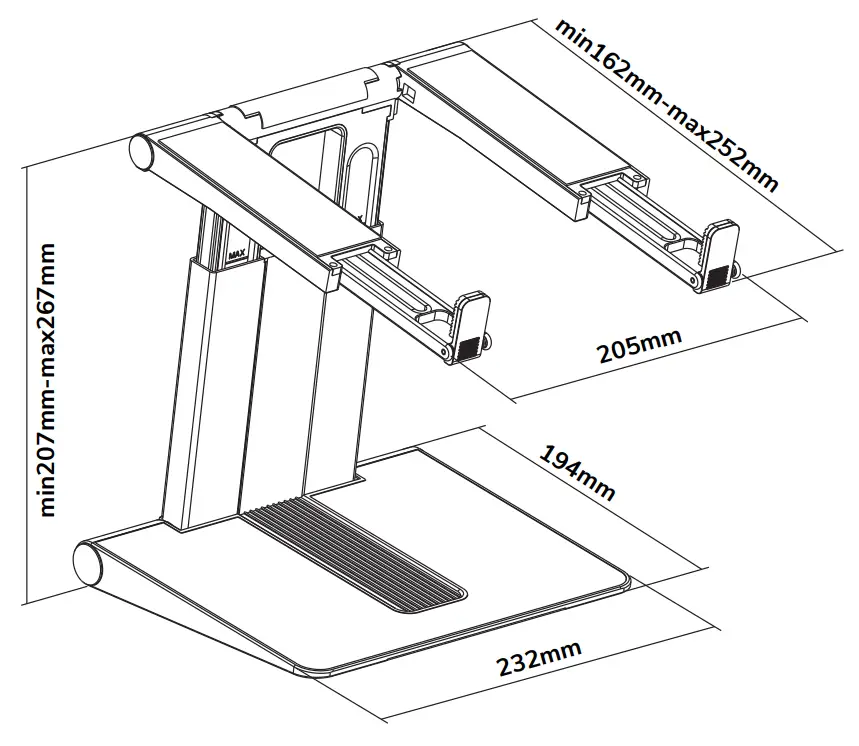 Neomounts NSLS200 Foldable Laptop Stand