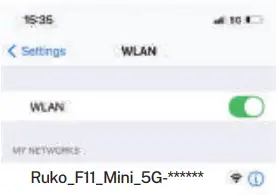 RUKO F11MINI - Connect to Wi-Fi 1