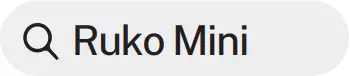 RUKO F11MINI - Ruko Mini Search