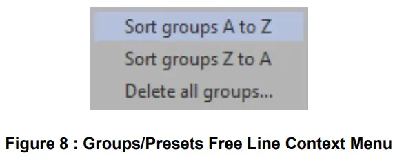 LG2 Software - Context Menu 1