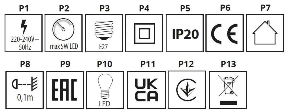Kanlux RAIBO E27 Desk Lamp 01