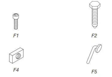 GLADIATOR GALS24M1KG Overhead GearLoft Storage Rack - PARTS - 2 FT 4 FT 2