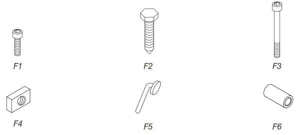GLADIATOR GALS24M1KG Overhead GearLoft Storage Rack - PARTS - 2 FT 4 FT 4