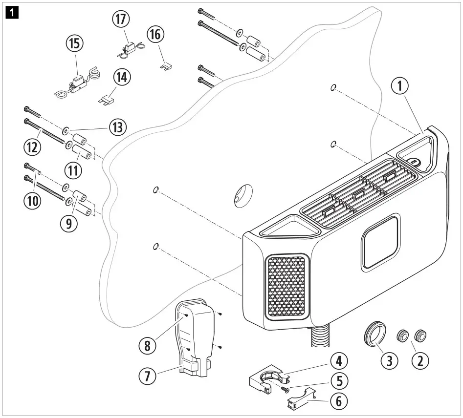 DOMETIC SPX1200I Climate Control Coolair - Fig 1