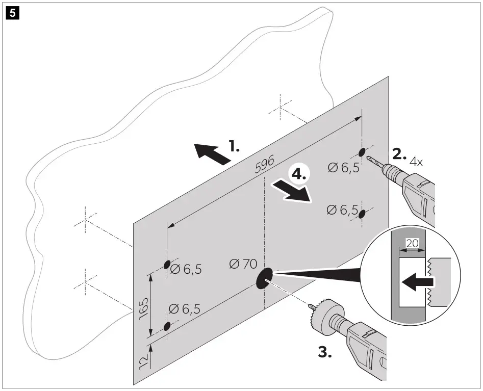 DOMETIC SPX1200I Climate Control Coolair - Fig 5