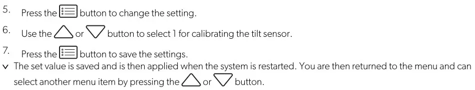 DOMETIC SPX1200I Climate Control Coolair - Tilt sensor 2