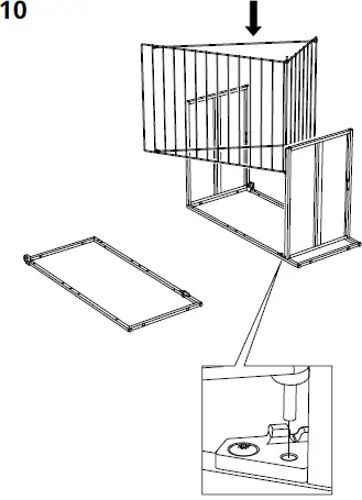IKEA JOSTEIN Shelving Unit with Doors 19