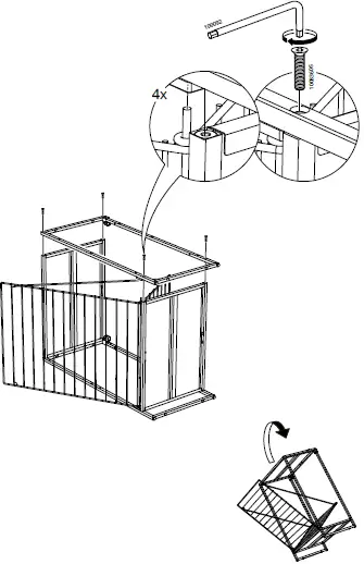 IKEA JOSTEIN Shelving Unit with Doors 20