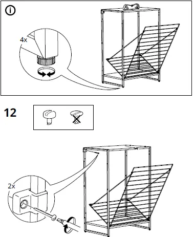 IKEA JOSTEIN Shelving Unit with Doors 21