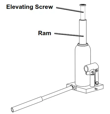DAYTONA 58815 Heavy Duty Bottle Jack - Lifting1