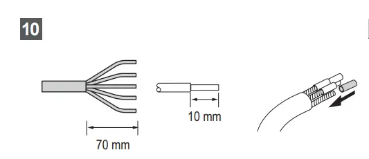 Optional: Signal cable / data cable