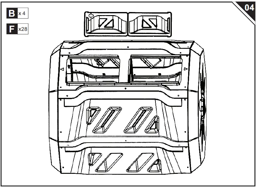 Outsunny 845-490GY Garden Compost Bin-fig-8
