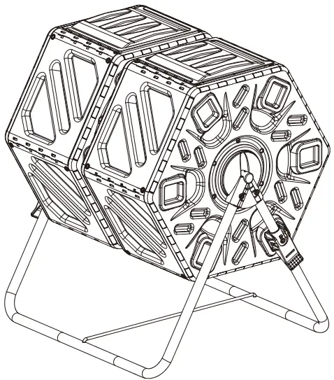 Outsunny-845-916V01BK-130-Litre-Garden-Compost-Bin-11