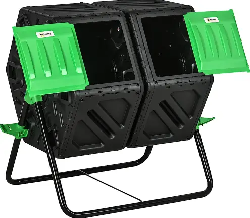 Outsunny-845-916V01BK-130-Litre-Garden-Compost-Bin-product-image