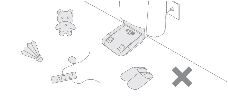 DreameBot D10 Plus Auto Empty Robot Vacuum and Mop -Clearing Home