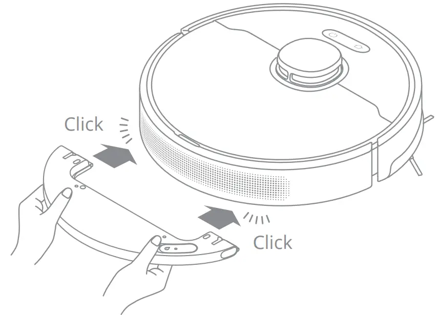DreameBot D10 Plus Auto Empty Robot Vacuum and Mop -Click