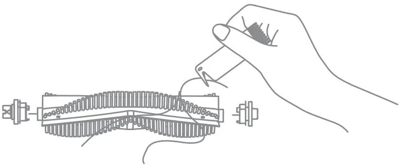 DreameBot D10 Plus Auto Empty Robot Vacuum and Mop - Main Brush 1