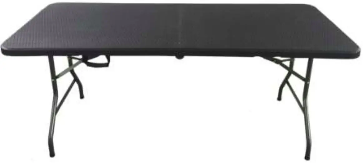 AREBOS AR-HE-KT180R Folding Table Rattan