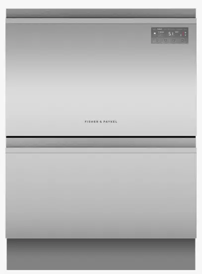Fisher and Paykel DD60D2NX9 Built-Under Double DishDrawer Dishwasher
