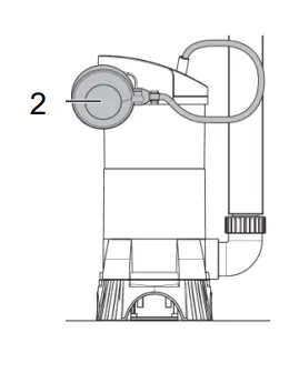 westfalia STPK750 Submersible Sump Pump - Manual Operation